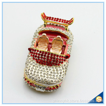 Full Crystal Car Shape Trinket Box Charm Home decoration Trinket Box SCJ184